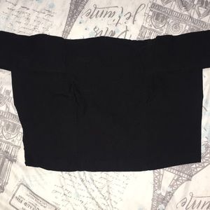Off the shoulder crop top